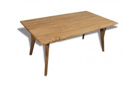 Table a manger "Fidji" + 6 chaises "Pitti" en bois de teck recycle massif