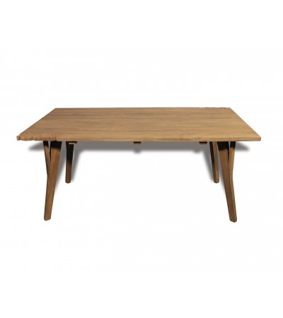 Table a manger "Fidji" + 6 chaises "Pitti" en bois de teck recycle massif