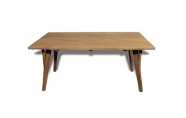 Table a manger "Fidji" + 6 chaises "Pitti" en bois de teck recycle massif