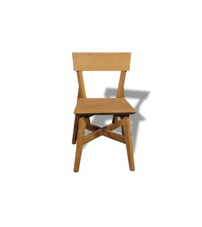 Table a manger "Fidji" + 6 chaises "Pitti" en bois de teck recycle massif