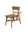 Table de Repas "Samui" + 6 chaises "Tao" en bois de teck recycle massif
