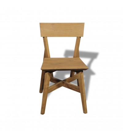 Table de Repas "Samui" + 6 chaises "Tao" en bois de teck recycle massif