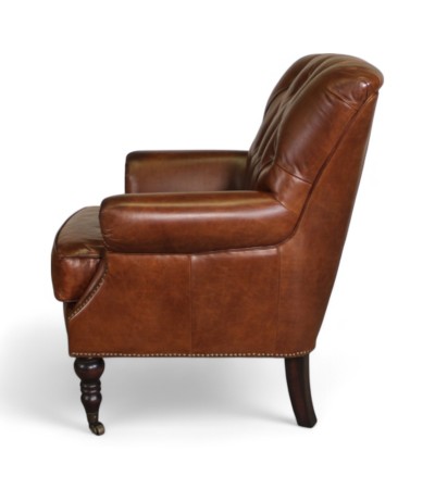 Fauteuil Cuir Vintage Marron "Winston" Fauteuil Cuir Vintage Marron "Winston"