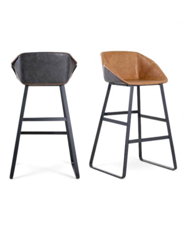 2 x zweifarbige Barstühle - Kollektion Jones