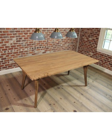 Esstisch aus Teakholz mit floralen Verzierungen 180 cm - Kollektion Fidji