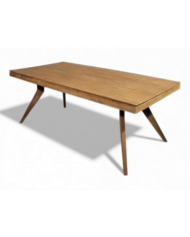 Table à manger en bois de teck recyclé massif 200 cm - modèle Samui