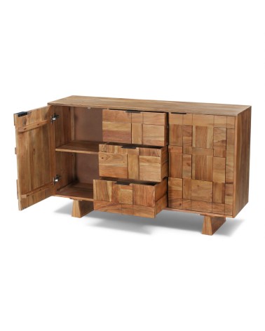 Grand espace de rangement avec tiroirs et compartiments