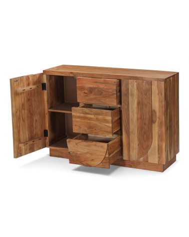 Commode Arya avec tiroirs et espace de rangement intérieur