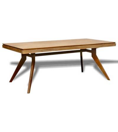 Table de Repas "Samui" + 6 chaises "Tao" en bois de teck recycle massif